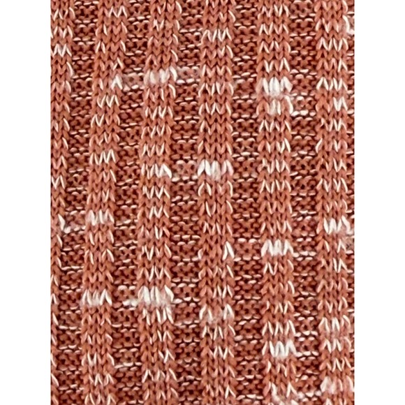 Absolutely Famous Sz 1X Pink‎ Cold Shoulder Top Women's Crochet Knit Ribbed - Picture 10 of 10